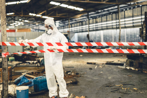 Professional Biohazard technician working in Oakhurst, TX